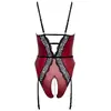 Abierta Fina Bodie XL Red/Black crotchless боди Photo 9