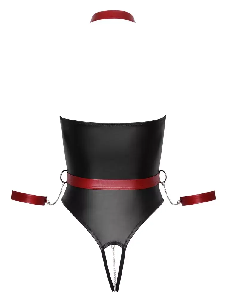 Боди Cottelli Collection S Black Tubebody Bondage Photo 11