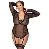 Cottelli Collection crotchless body 2XL Black Photo 2