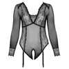 Cottelli Collection bodijs 3XL Black Lace 26435101071 Photo 6