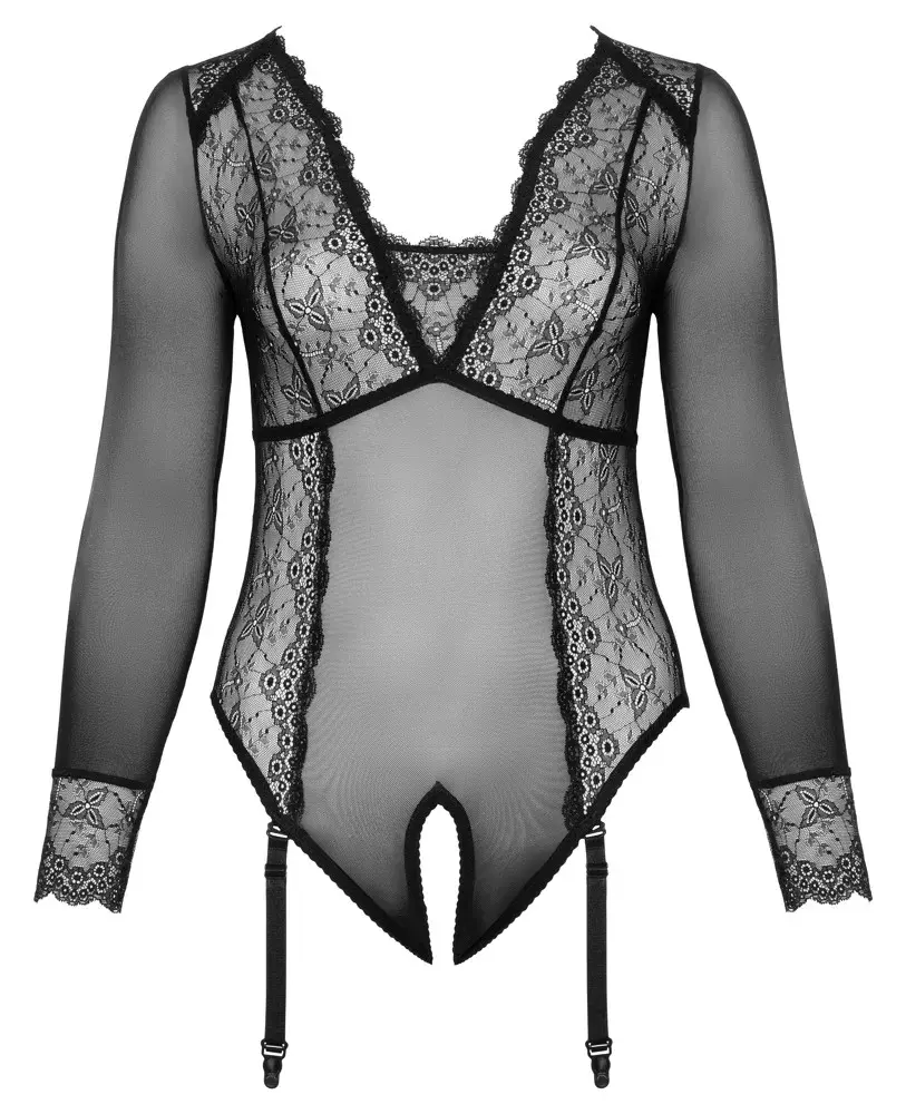 Body Cottelli Collection 4XL Black (crotchless) Photo 6