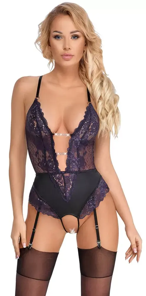 Cottelli Collection боди-стреппер без промежности XL Photo 2