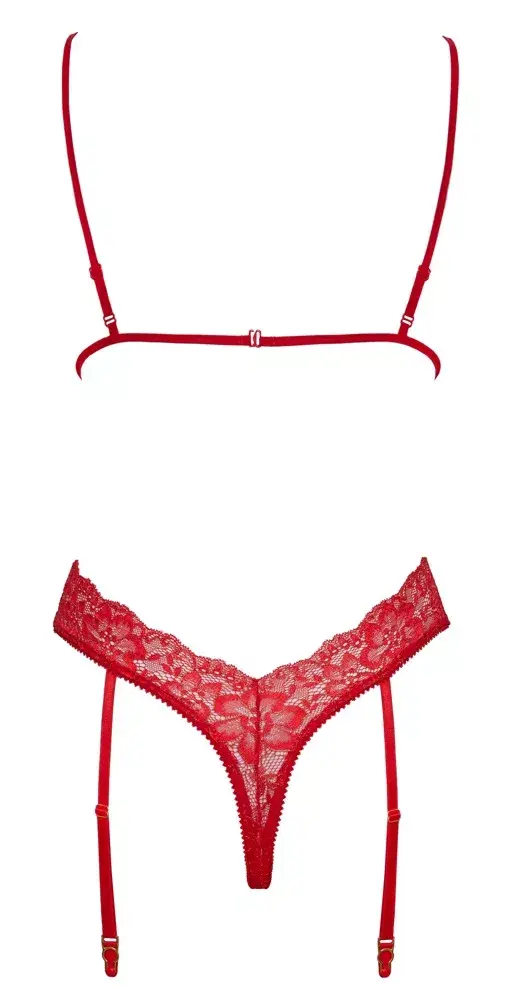 Kissable боди‑пояс L/XL красное кружево Photo 6
