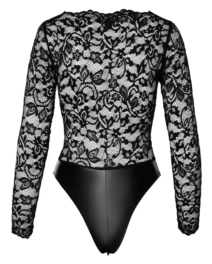 Noir Lace body Bodie XL — боди с длинным рукавом Photo 8