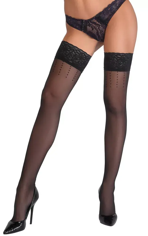 Augstie zeķubikses cottelli collection Hold-Ups Dot 2 Photo 5