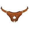 Страпон-гарнитур ZADO Leather Natural S/M Photo 6