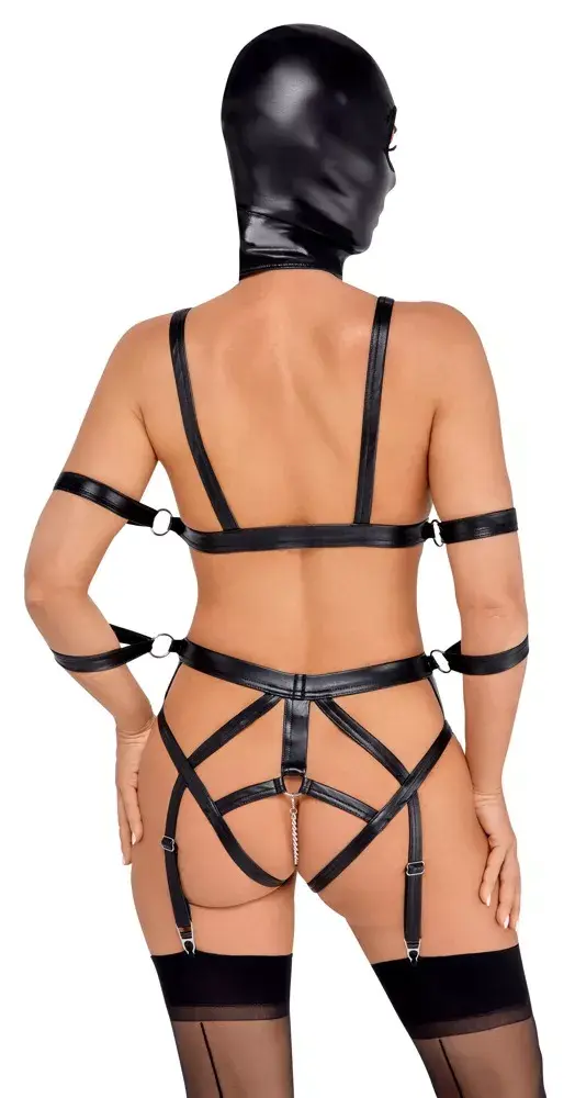 Bad Kitty Strap+Mask Set XS бондажный набор Photo 5