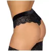 Стринги cottelli collection M — кружево, бархатный пояс Photo 3