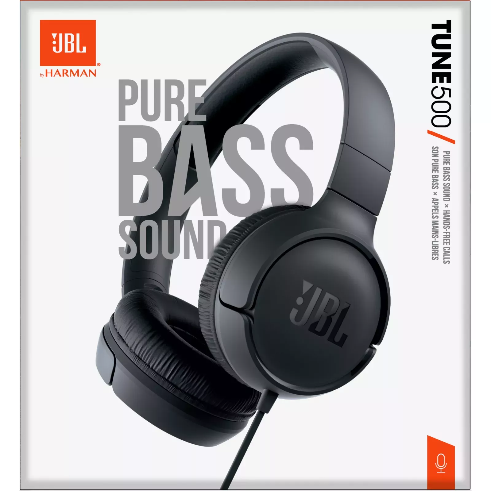 Austiņas JBL Tune 500 BLACK Photo 3