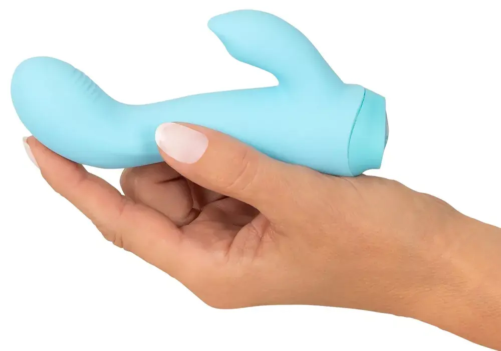 Мини-вибратор Cuties Silicone Blue — Cuties Photo 7