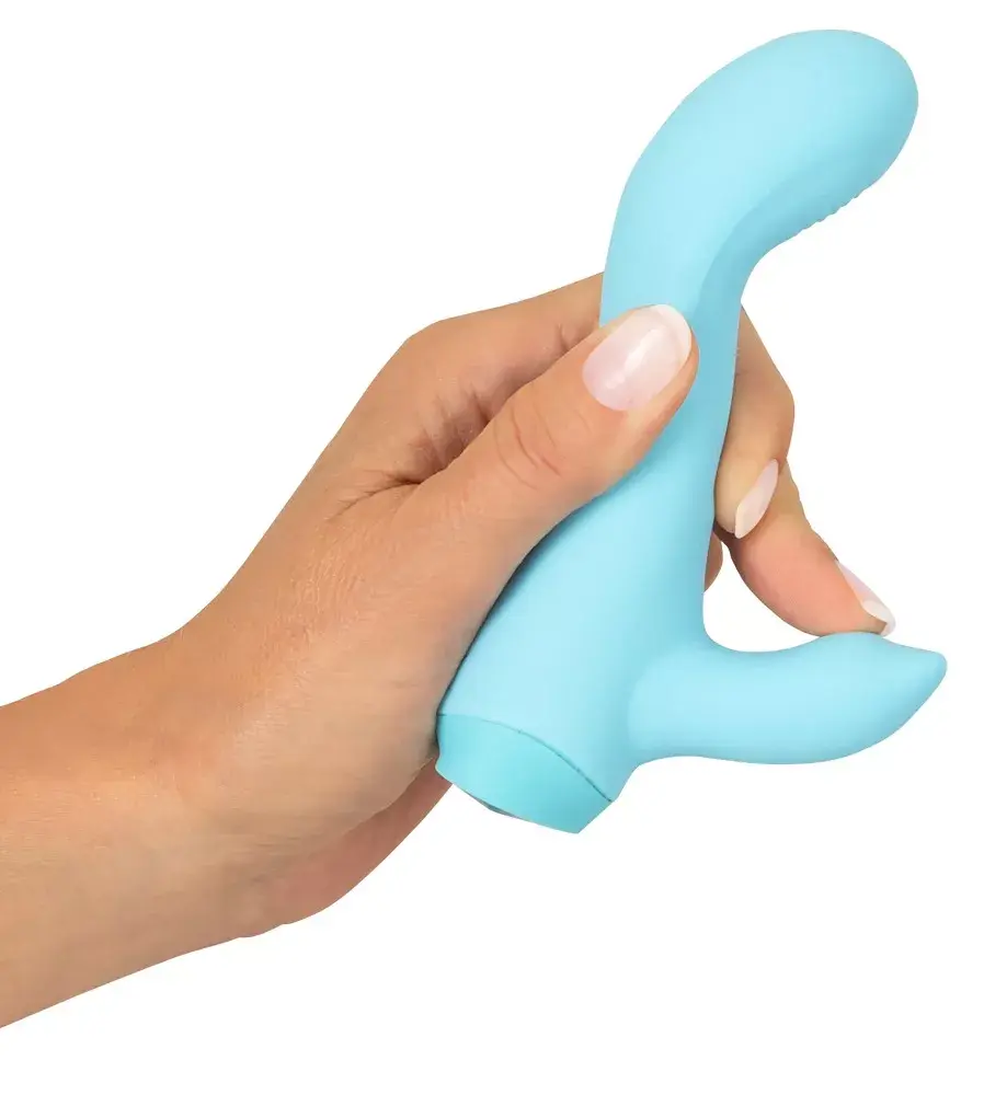 Мини-вибратор Cuties Silicone Blue — Cuties Photo 9