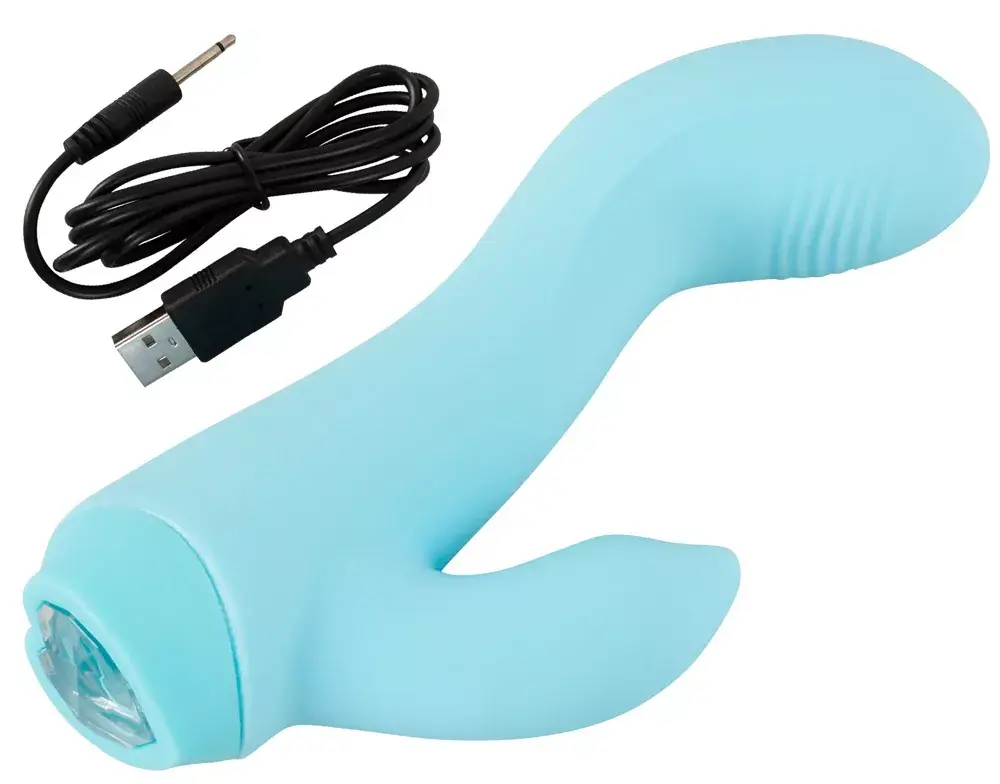 Мини-вибратор Cuties Silicone Blue — Cuties Photo 11