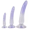 Набор анальных дилдо Crystal Natural 3 шт Photo 2