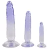 Набор анальных дилдо Crystal Natural 3 шт Photo 3