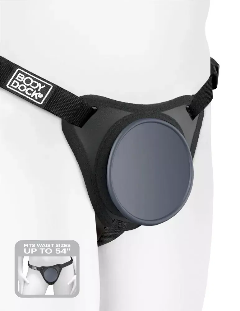 Шлейка-страпон Body Dock Elite Silicone Photo 3