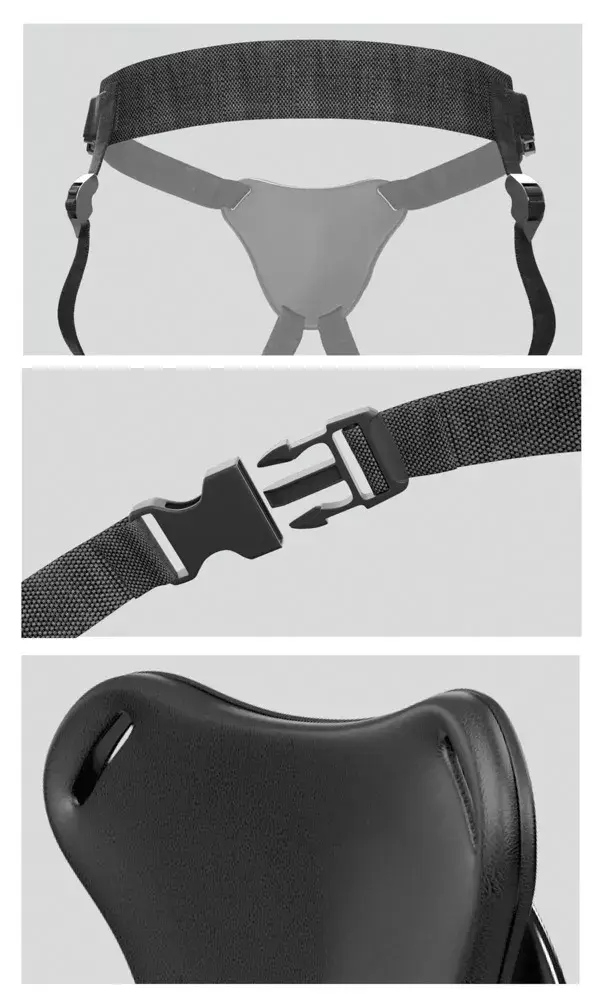 Шлейка Body Dock Original — синтетическая, черная Photo 5