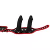 Страпон Bad Kitty Leather Black с 3 дилдо Photo 7