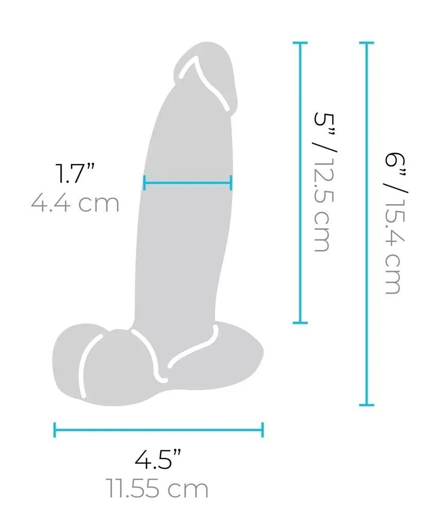 Dildonis b-Vibe Slipskin 6" Girthy Crea Photo 10