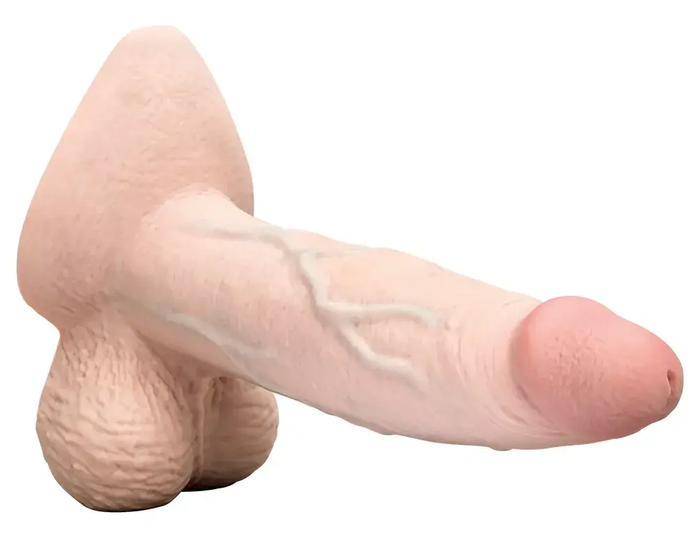 Dildo b-Vibe Slipskin 7" Girthy Crea Photo 5