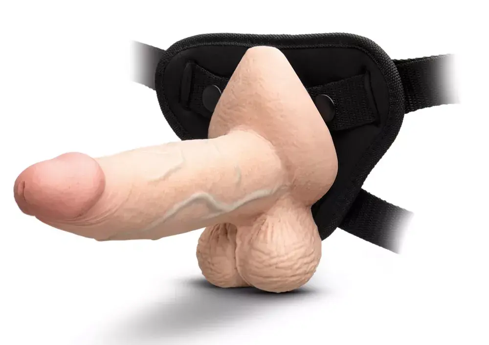 Dildo b-Vibe Slipskin 7" Girthy Crea Photo 9