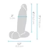 Dildo b-Vibe Slipskin 7" Girthy Crea Photo 10