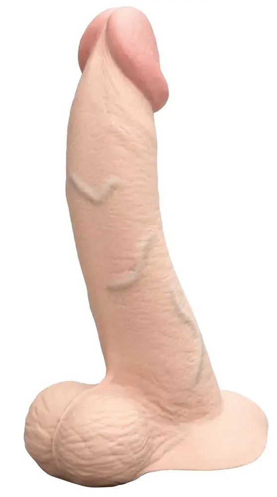 Dildoe b-Vibe Slipskin 9" Curved Crea silikons Photo 3