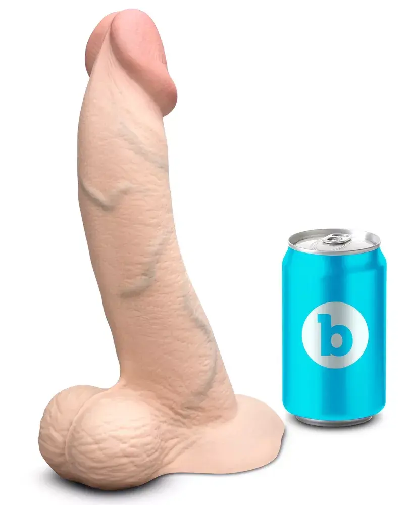 Dildo b-Vibe slipskin 10" izliekts Photo 2