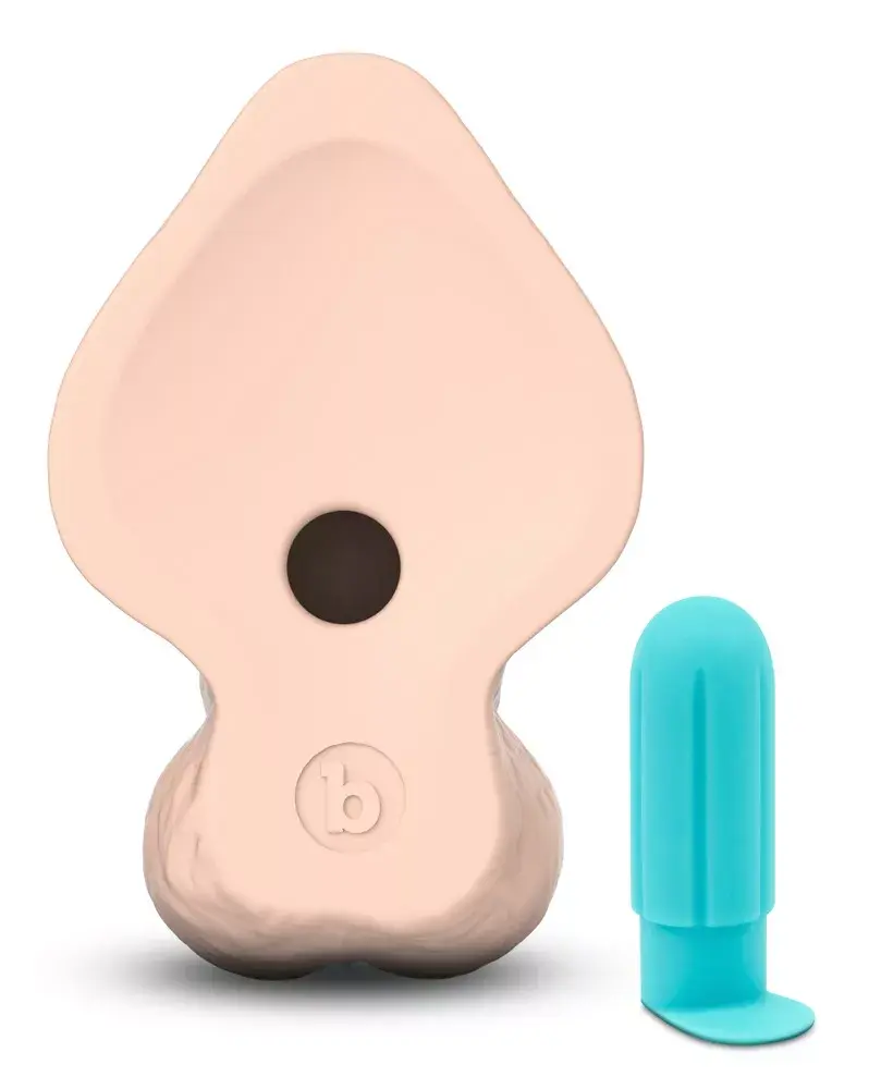 Dildo b-Vibe slipskin 10" izliekts Photo 7