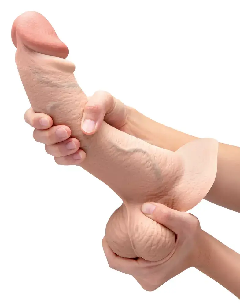 Dildo b-Vibe slipskin 10" izliekts Photo 9