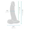 Dildo b-Vibe slipskin 10" izliekts Photo 11
