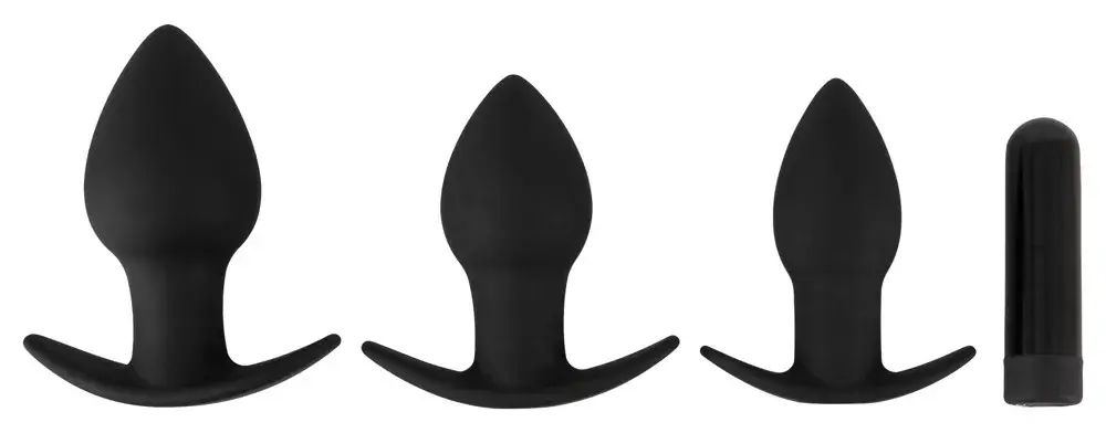 Набор анальных плагов Black Velvets Butt Plug BV Photo 2