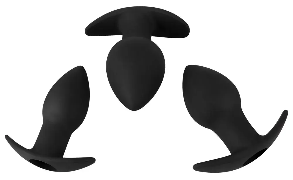 Набор анальных плагов Black Velvets Butt Plug BV Photo 3