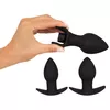 Набор анальных плагов Black Velvets Butt Plug BV Photo 6