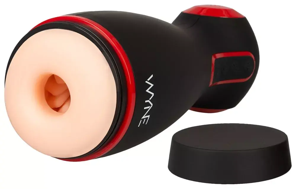 Мастурбатор WYNE Silicone Black — модель с двумя моторами Photo 2