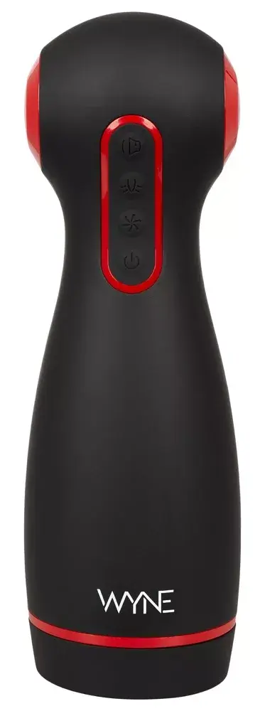 Мастурбатор WYNE Silicone Black — модель с двумя моторами Photo 3