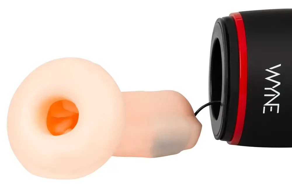 Мастурбатор WYNE Silicone Black — модель с двумя моторами Photo 7