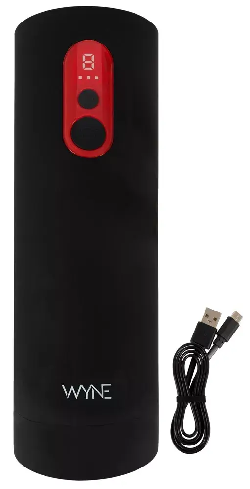 Мастурбатор WYNE Silicone Black — полностью автоматический 08 Photo 12