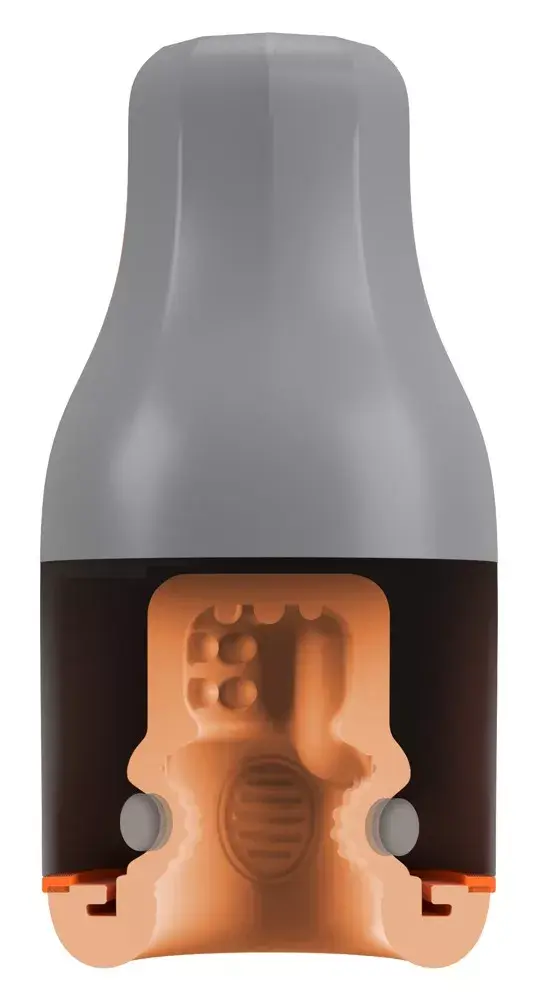 Мастурбатор Rebel Silicone Black — вибрационный для головки Photo 12