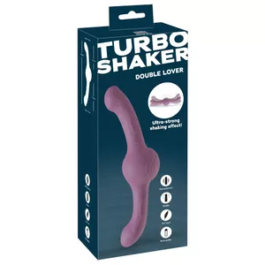 Double-sided silicone vibrator you2toys Turbo Shaker Double Lover — rechargeable, 30 cm, insertion 13 cm Ø 4.1 cm & 11.5 cm Ø 3.8 cm, 3 vibration modes