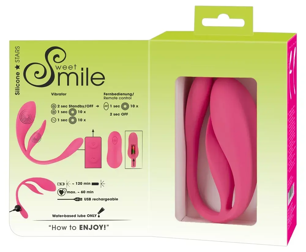 Носимый виброяйцо Sweet Smile RC Double Pleasure 05570640000 Photo 14