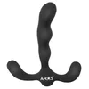 Анальный вибратор ANOS Silicone Black — 3 мотора, перезаряжаемый Photo 3
