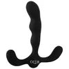 Анальный вибратор ANOS Silicone Black — 3 мотора, перезаряжаемый Photo 6