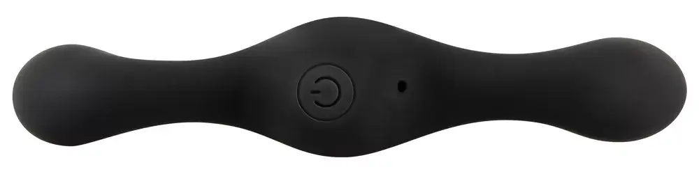 Анальный вибратор ANOS Silicone Black — 3 мотора, перезаряжаемый Photo 7