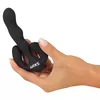 Анальный вибратор ANOS Silicone Black — 3 мотора, перезаряжаемый Photo 9