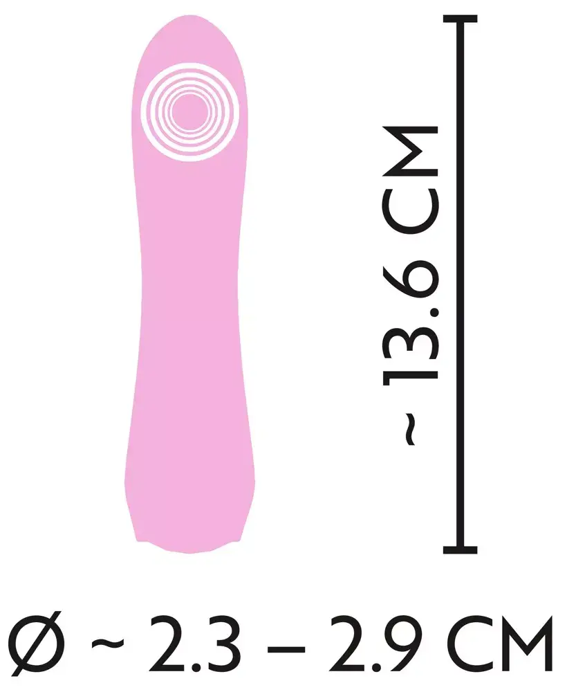 Мини-вибратор Cuties Silicone Rose — Cuties Photo 11