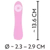 Мини-вибратор Cuties Silicone Rose — Cuties Photo 11