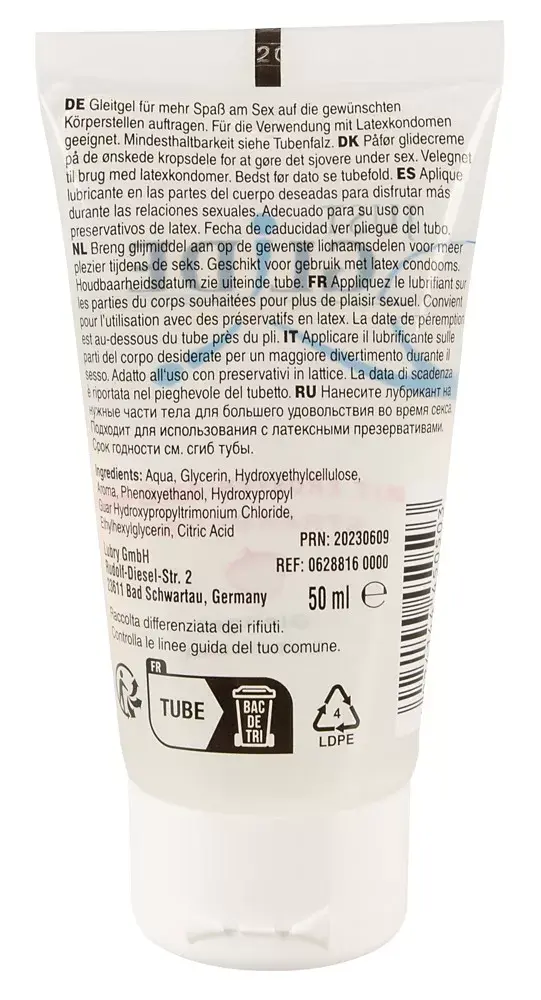 Ūdens bāzes lubrikants just glide Strawberry 50 ml Photo 2