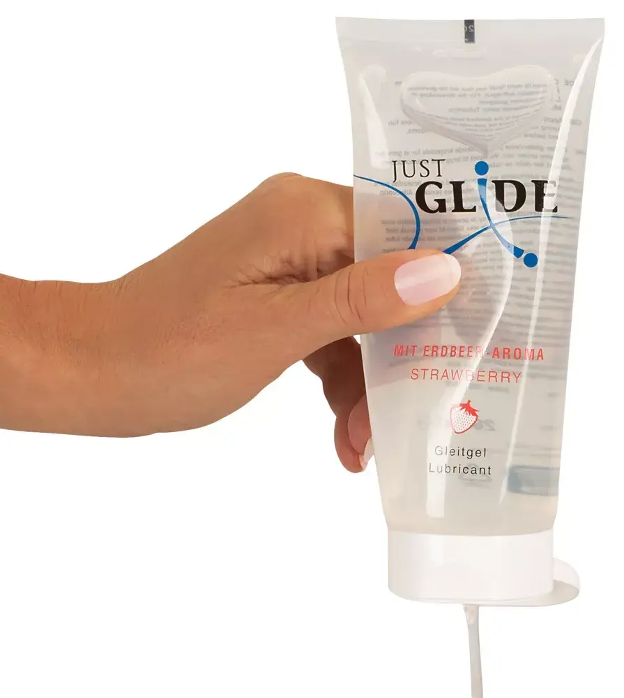 Личная смазка just glide Strawberry 200 мл Photo 3
