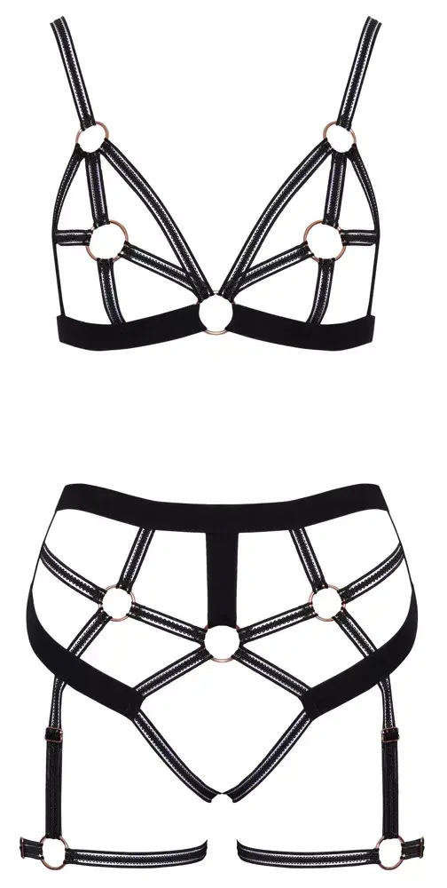 Apakšveļas komplekts cottelli collection Bra Set XL Black Photo 9