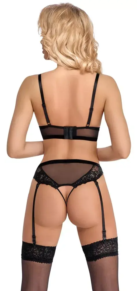 Apakšveļas komplekts Cottelli Collection Bra & Thong XL Photo 5